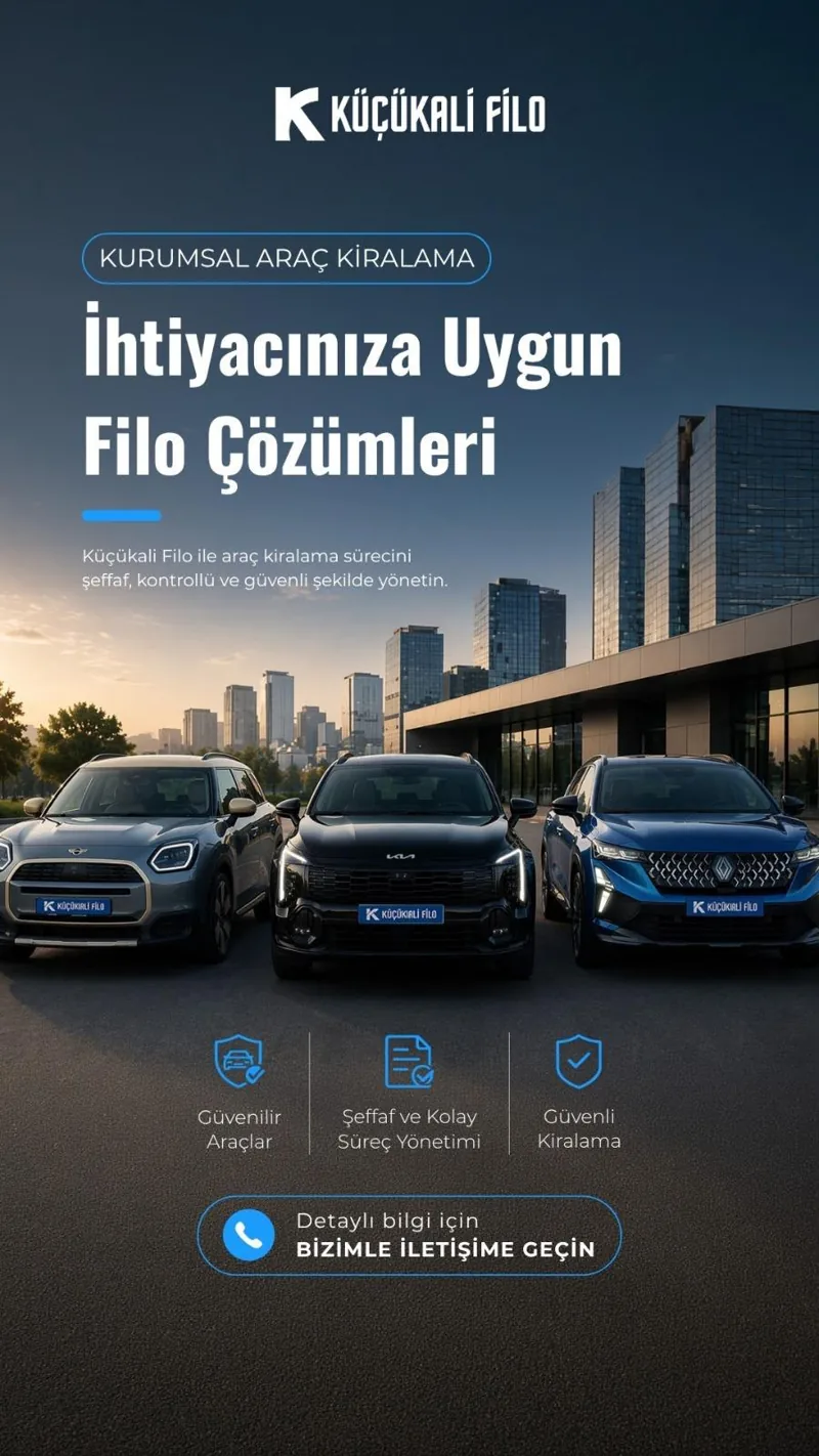 İhtiyaca uygun filo kiralama çözümleri — Küçükali Filo