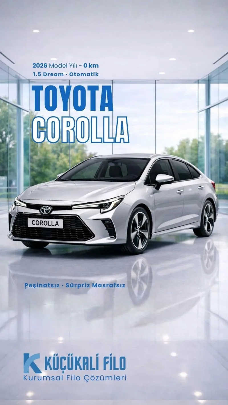 Toyota uzun dönem araç kiralama — Küçükali Filo